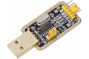 Robojax CH340G RS232 to TTL USB Serial Port Module 3.3V and 5V