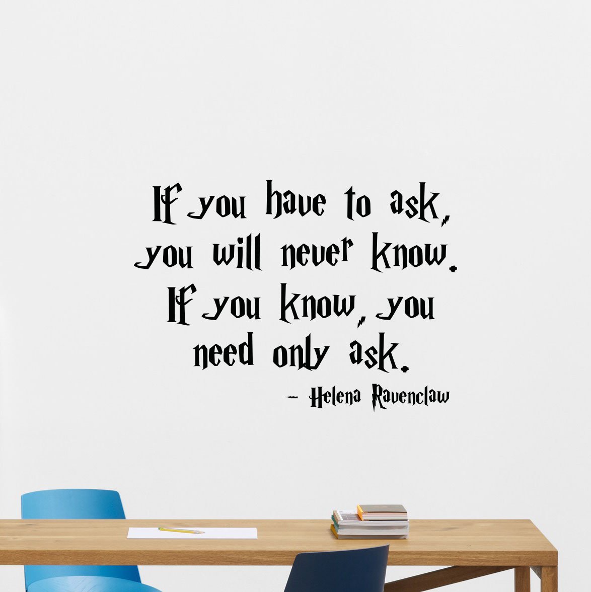 Amazon Com Harry Potter Quotes Helena Ravenclaw Wall Decal