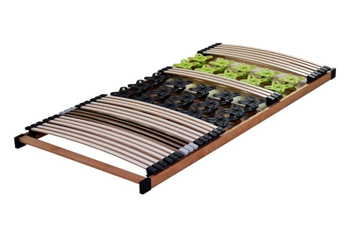 DaMi *7 Zonen Buche Lattenrost Lattenrahmen MediFlex T400 90x200 cm 90 x 200 cm
