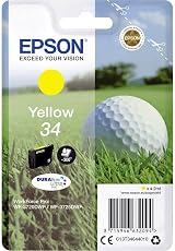 Epson 34 Yellow DURABrite Ultra Ink Cartridge 4.2ml 300 Pages WF-3720DWF