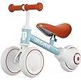 allobebe Baby Balance Bike, Cute Toddler Bikes 12-36 Months Gifts for 1 Year Old Girl Bike to Train Baby from Standing to Running with Adjustable Seat Silent & Soft 3 Wheels