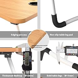 Elekin Laptop Desk for Bed,Portable Folding Lap