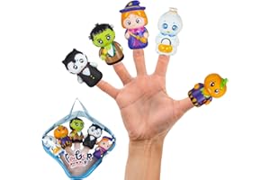 WAHXIAOSW Finger Puppets for Kids, Tiny Hands Toys - Halloween & Party Favors for Age 3-6 Girls & Boys