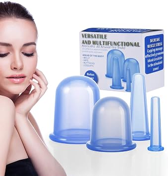 Kit De 5 Ventouses Anti-cellulite - Neuf, Pour Massage Minceur Et Drainage