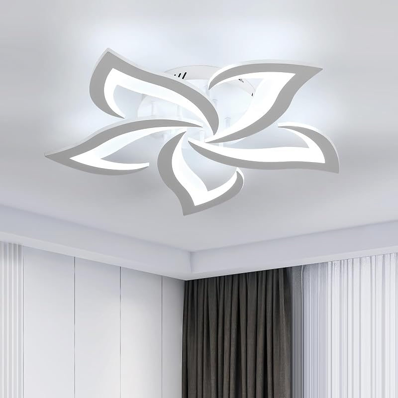 Riserva 60W LED Ceiling Light Petal Design 6500K White Φ60cm