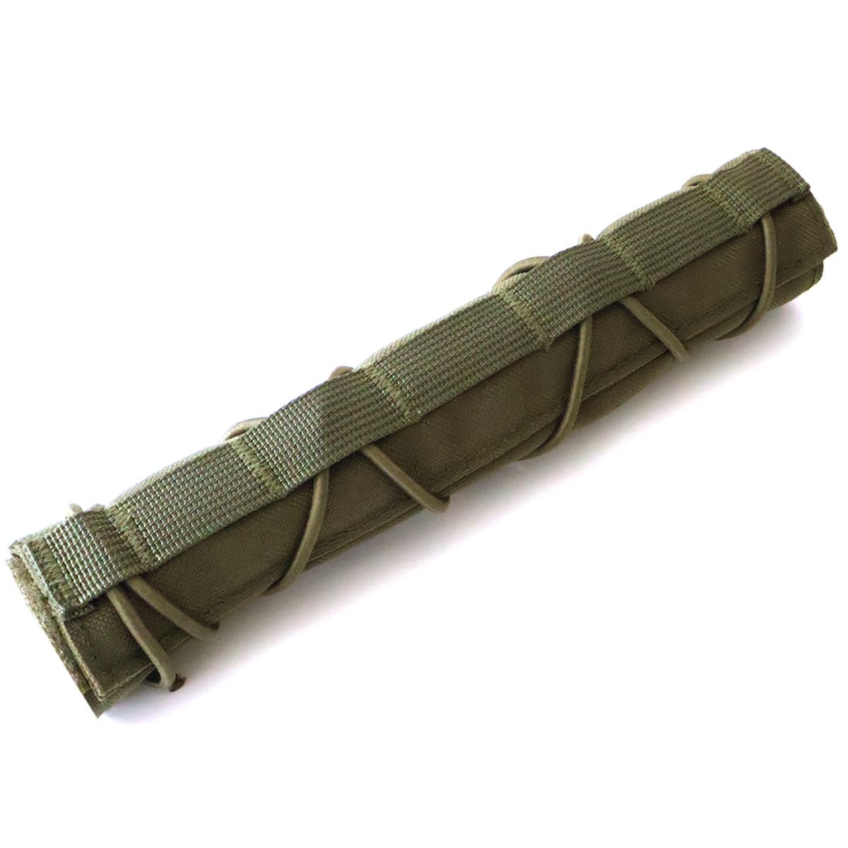 RALSPEC OD Green Tactical Airsoft Suppressor Moderator Cover Muffler Baffler Gun Barrell Silencer Heat Shield Military Army Shooting