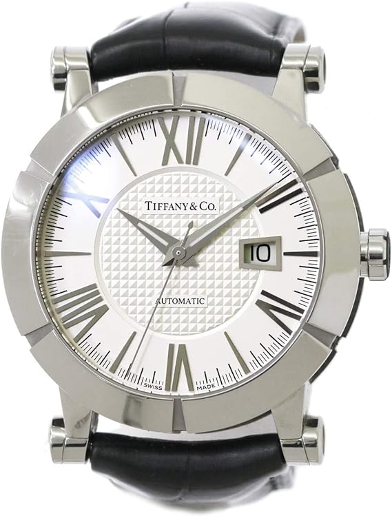 Amazon ティファニー Tiffany Co アトラス ジェント Z1000 70 12a21a71a メンズ 腕時計 デイト オートマ 自動巻き ウォッチ 中古 並行輸入品 メンズ腕時計 腕時計 通販