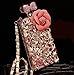 Omio for Samsung Galaxy Note 9 Diamond Rhinestone Case Bling Crystal Perfume Bottle Bowknot Luxury Cover for Galaxy Note 9 Glitter Case with Chain String Anti-Scratch Shell for Galaxy Note 9 Case Pink