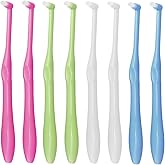 Chargenyang 8 PCS Interspace Toothbrush for Teeth Detail Cleaning and Braces Clean Soft and Compact Trim Tooth Toothbrush Ros