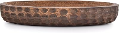 Samhita Mango Wood Decorative Bowl Centerpiece Farmhouse 35.56cm