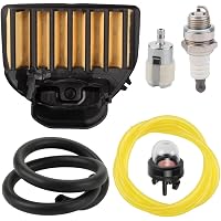 Air Filter Fuel Primer Bulb Kit For Husqvarna 455 Rancher 460 461 455E #537255701