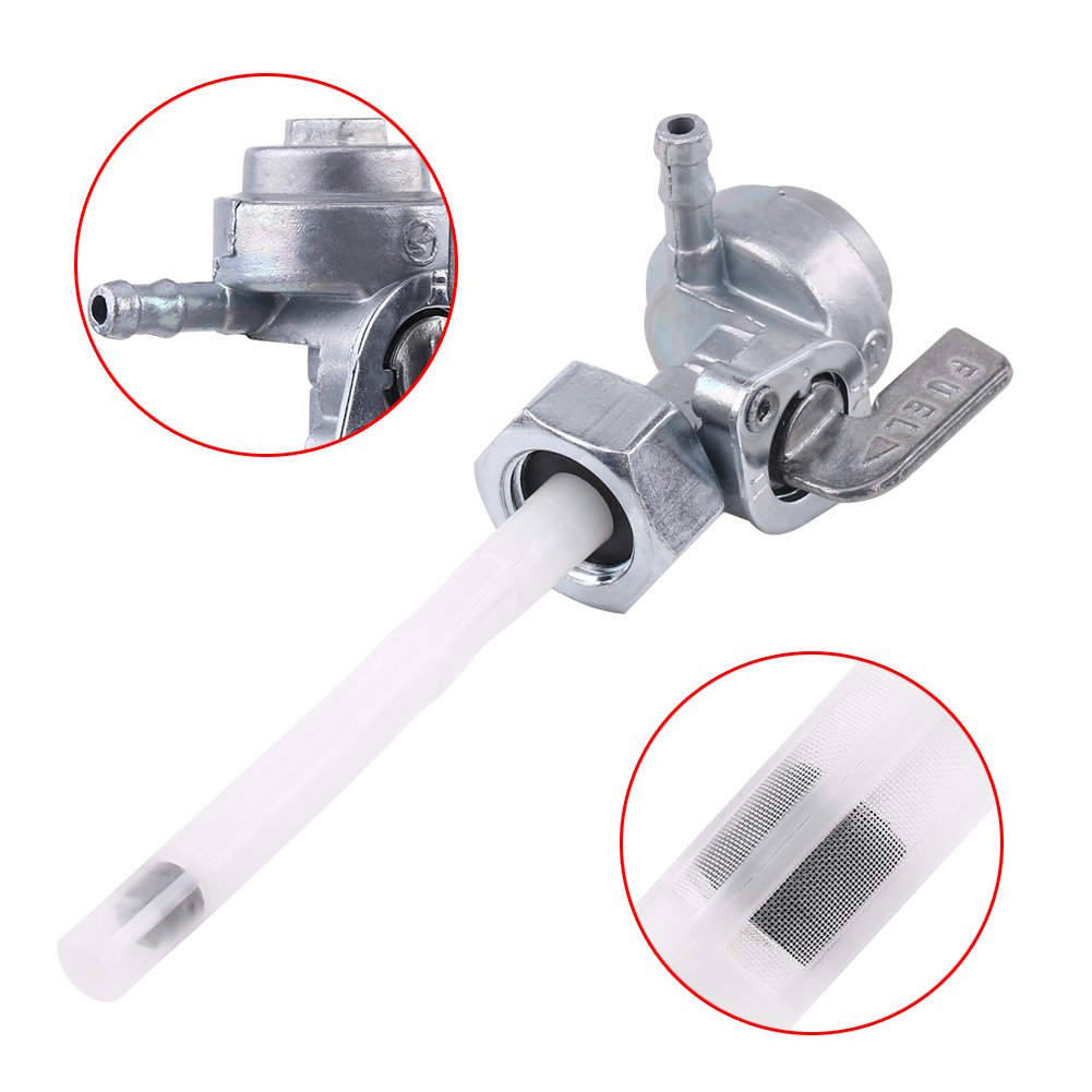 Motorcycle Fuel Tank On/Off Valve Switch Petcock Oil Tank Hose Tap For