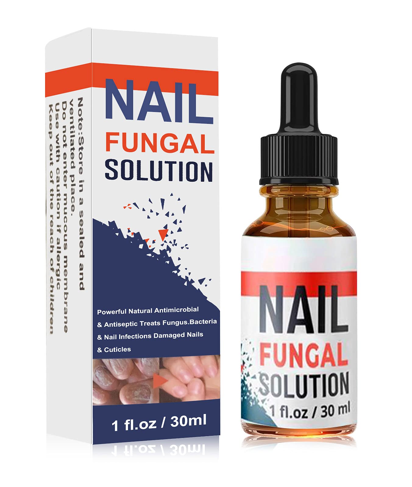 Toenail Fungus Treatment and Repair, Effective Fingernail & Toenail Repair Hydrates, Stopping Fungus Growth and Restore Healthy Nails (1 Bottle)