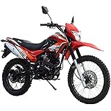 X-PRO Hawk 250 Dirt Bike Motorcycle Bike Dirt Bike Enduro Bike Motorcycle Bike(Red)