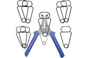 IRONSTAR Miter Spring Clamps Pliers for Woodworking, Including 8 Spring Clamps