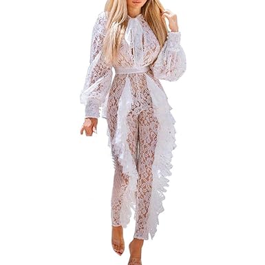amazon white jumpsuit