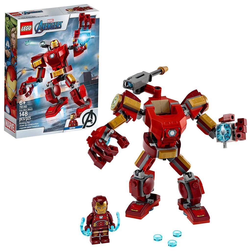 LEGO 76140 Marvel Avengers Iron Man Mech Buildable Toy, Battle Action Figure Playset for Kids 6 + Year Old