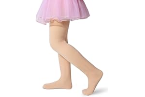 Henwarry Girls Thick Fleece Lined Tights Winter Warm Microfiber Cozy Tights
