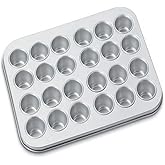 Cuisinart AMB-24MMP Chef's Classic Nonstick Bakeware 24-Cup Mini Muffin Pan, Silver
