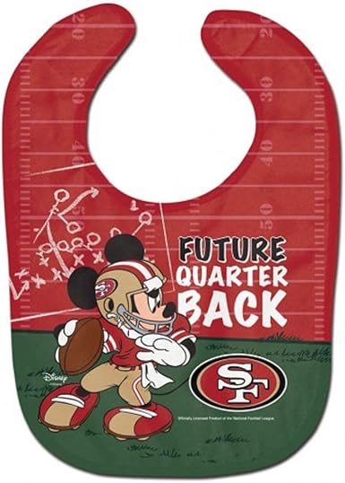 Amazon Com Wincraft Nfl San Francisco 49ers All Pro Style Baby Bib Team Colors One Size Clothing
