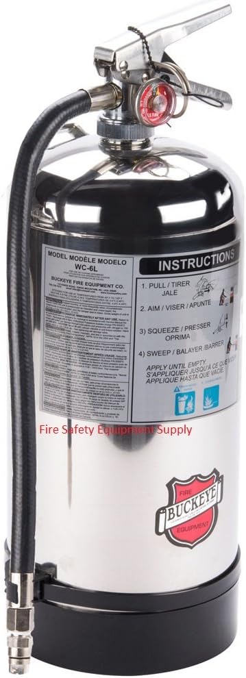 50006 Buckeye Wet Chemical 6 Liter Class K Fire Extinguisher