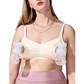 Bodily The Do Anything Nursing Bra for Breastfeeding & Hands Free Pumping, Wireless, Adjustable Maternity Bra
