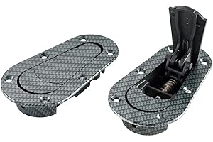 AeroCatch 120-3000 Above Panel Flush Hood Latch and Pin Kit - Black Carbon Fiber Look