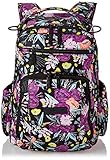 Ju-Ju-Be Onyx Collection Be Right Back Backpack Diaper Bag, Black and Bloom