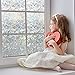 Non Adhesive Decorative Window Film, Static Cling Glass Film, Removable Privacy Door Film Window Cling, Stained Glass Window Decoration Heat Control & Anti UV