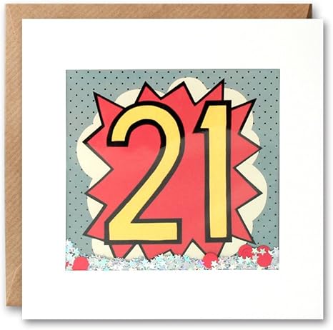 Kapow James Ellis Shakies Biglietto Di Auguri Per Compleanno 21 Anni Amazon It Cancelleria E Prodotti Per Ufficio