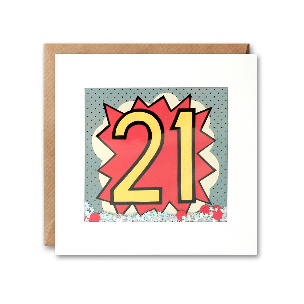 Kapow James Ellis Shakies Biglietto Di Auguri Per Compleanno 21 Anni Giochi E Giocattoli Materiale Scolastico