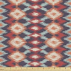 Ambesonne Ikat Fabric by The Yard, Indigenous