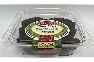 SCOTTO'S Scottos Bakery Fresh Sugar Free Biscotti's (Chocolate Fudge)