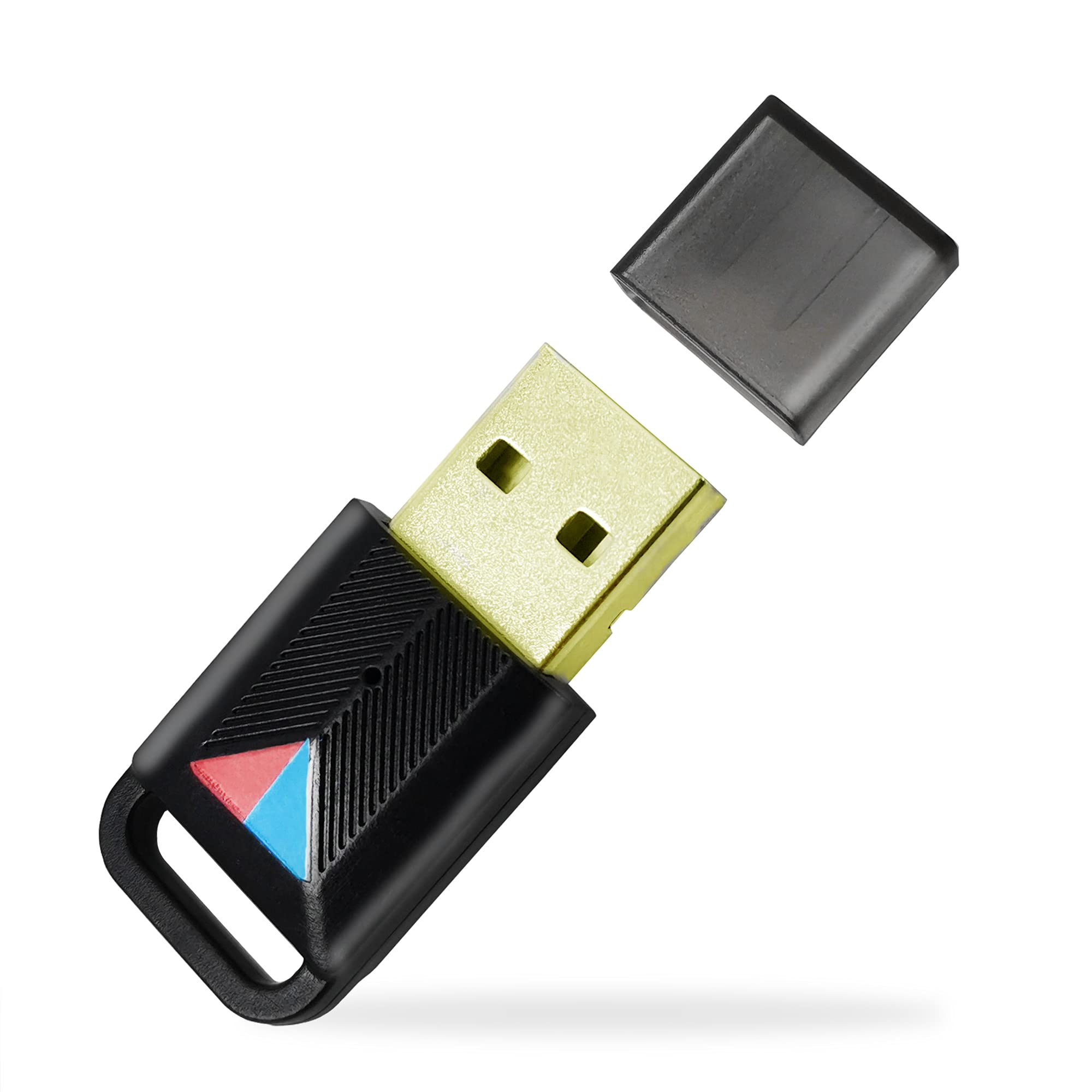 GINTOOYUN USB Bluetooth 5.0 Adapter Low-latency Bluetooth Transmitter Specially Designed for Games Suitable for PS4 PS5 Windows PC Computer Headphone Speaker Printer