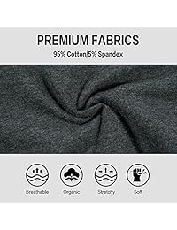 Innersy - Calzoncillos de algodón para mujer, corte alto, color sólido, control de barriga, paquete múltiple