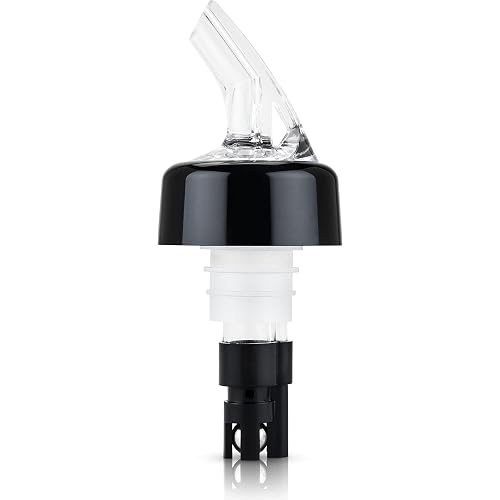True Ace Measured Liquor Pour Spout, 1 Ounce Pourer, Fits Standard Liquor Bottles, Bar & Cocktail...