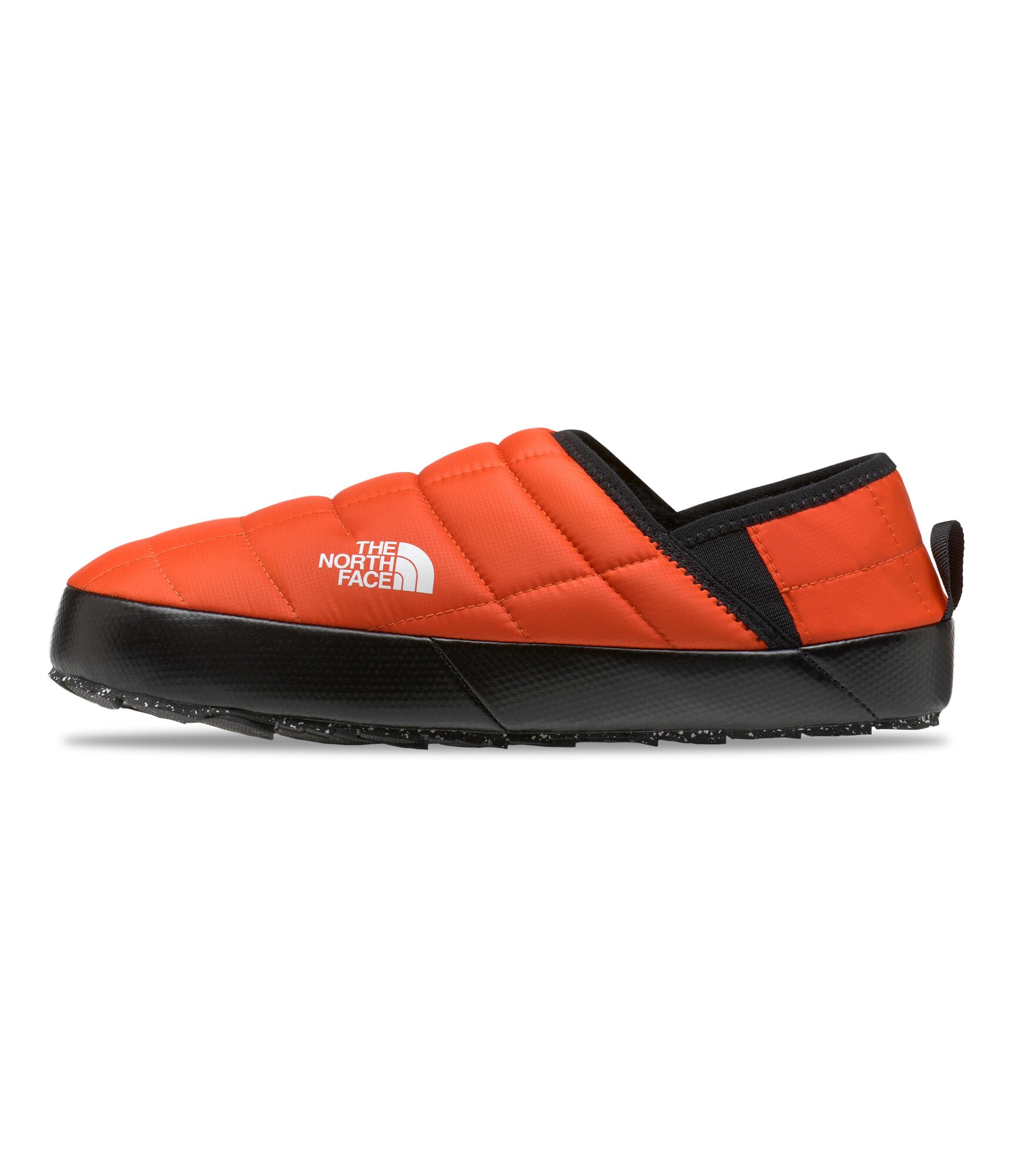 The North Face Men's Thermoball Traction Mule V Winter Shoe - Insulated & Water Repellent, Rubber Outsole, Solar Flare/TNF Black, 7 Image
