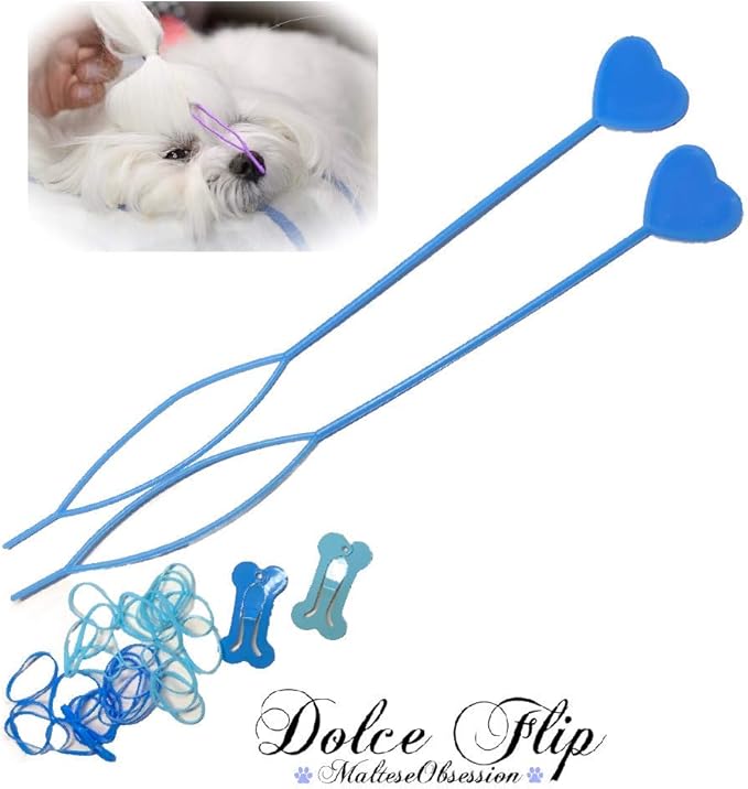 Dolce Flip Blue Bonus Free Non Latex Top Knot Bands