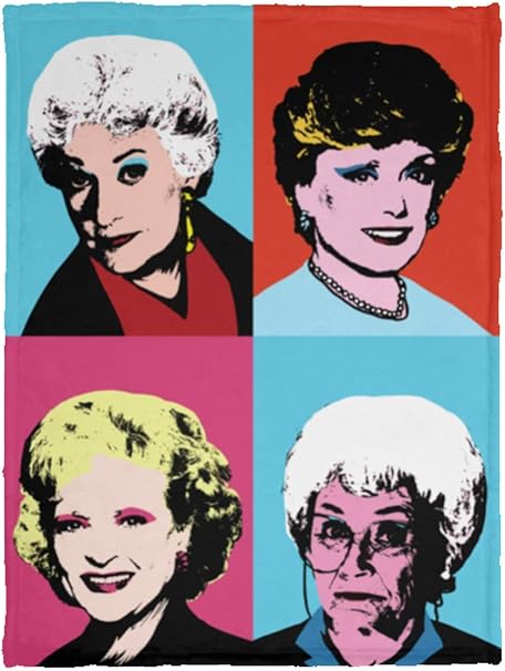 Amazon Com Teewide Squad Goal Golden Girls Blanket Home Kitchen