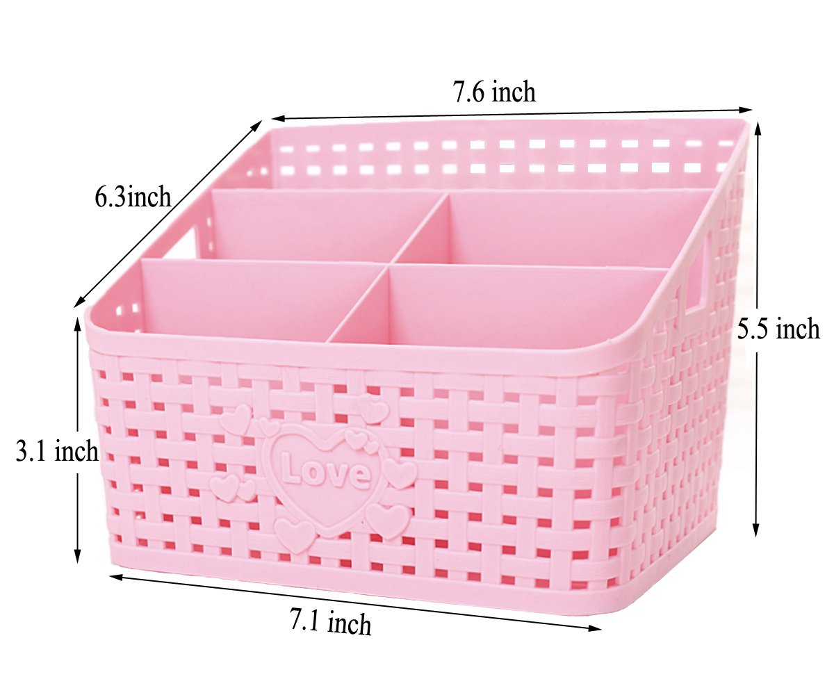 Amazon Com Mdesign Plastic Portable Makeup Organizer Caddy Tote