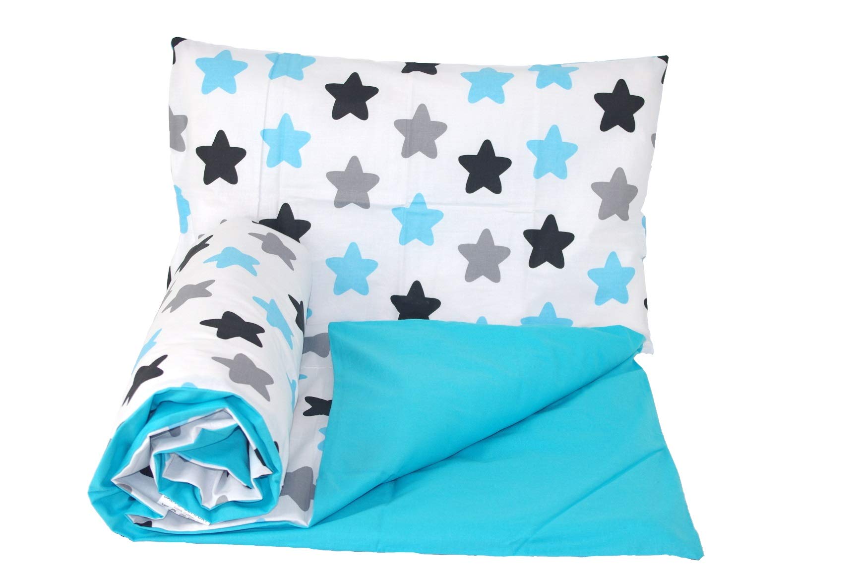 Little Rainbow Reversible 2pcs Baby Bedding Set Duvet Cover + Pillowcase (120x90cm for cots and cotbeds, 27), posgwnieb27