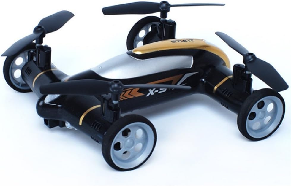 DeXop-Babrit X9 Flying Cars Quadcopter Car Remote Control Car and RC Quadcopter Remote Control Drone Flying Vehicles Black