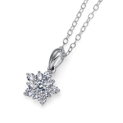 Oliver Weber Anhänger Subtle 925 AG vergoldet Crystal CZ with Crystals from Swarovski Halskette für Damen