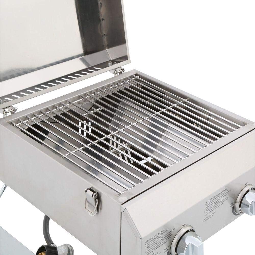 Review Nexgrill Industries Inc. 8200033 2Burner Portable Propane Gas