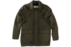 Stormy Kromer Mackinaw Coat - Outerwear Men's Flannel Jacket, Wool Coat for Men