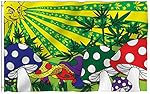 ANLEY [Fly Breeze] 3x5 Foot Marijuana Mushroom Flag - Vivid Color and UV Fade Resistant - Canvas Header and Double Stitched - Weed Shrooms Flags Polyester with Brass Grommets 3 X 5 Ft