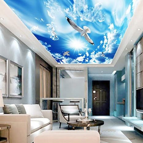Amazon Com Pbldb Custom Large Ceiling Zenith Mural Wallpaper 3d