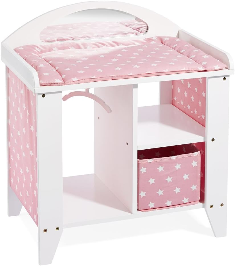 Howa Wickelkommode / Wickeltisch Stars für Puppen 2740