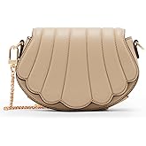 Anne Klein Mini Shell Crossbody, Sesame
