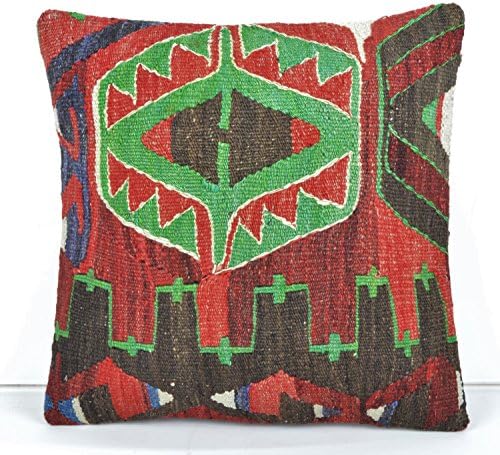 Kilim Pillow Cover, Kilim Pillow, Turkish Pillow, Bohemian Pillow, Kilim Cushions, Moroccan Pillow, Turkish Kilim, Decorative Pillows, Wool Pillow, tp2048